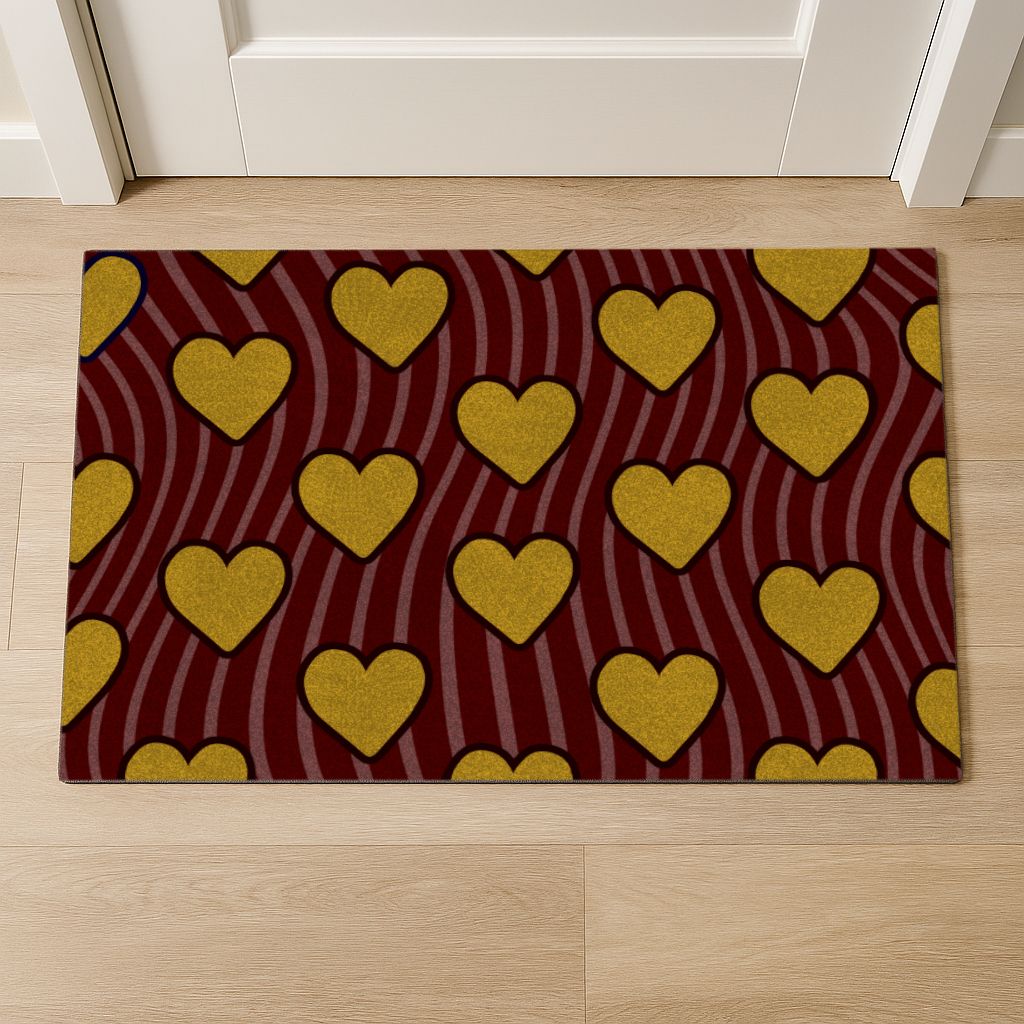 Deurmat Henriëtte Rood Geel