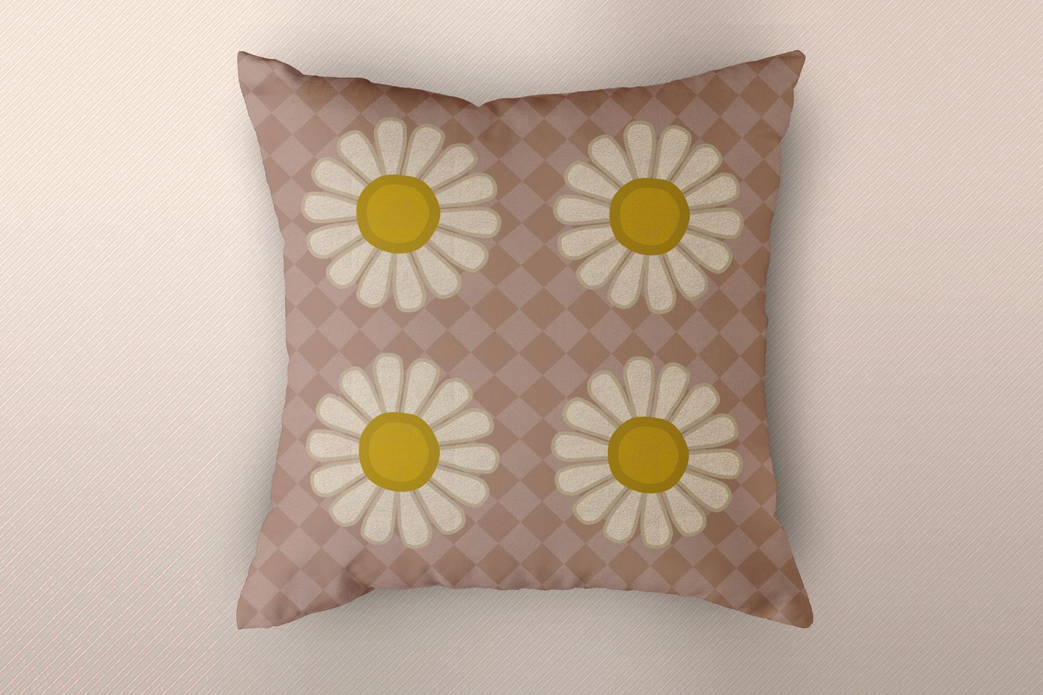 Kussen James Rozebeige