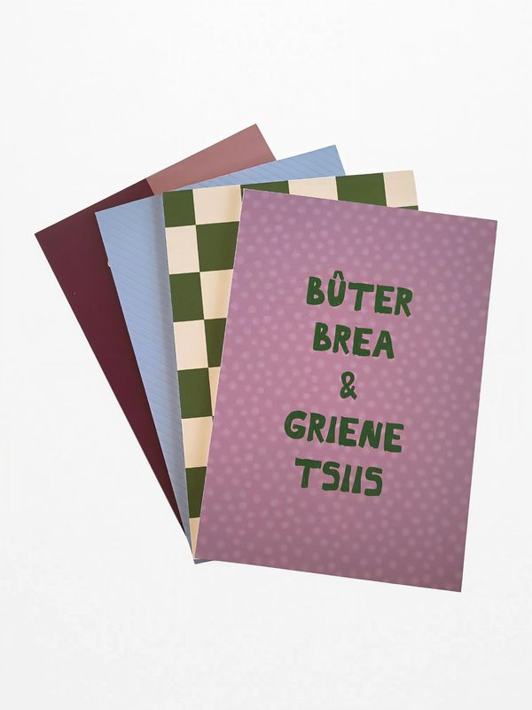 Interieurkaarten - set van 4