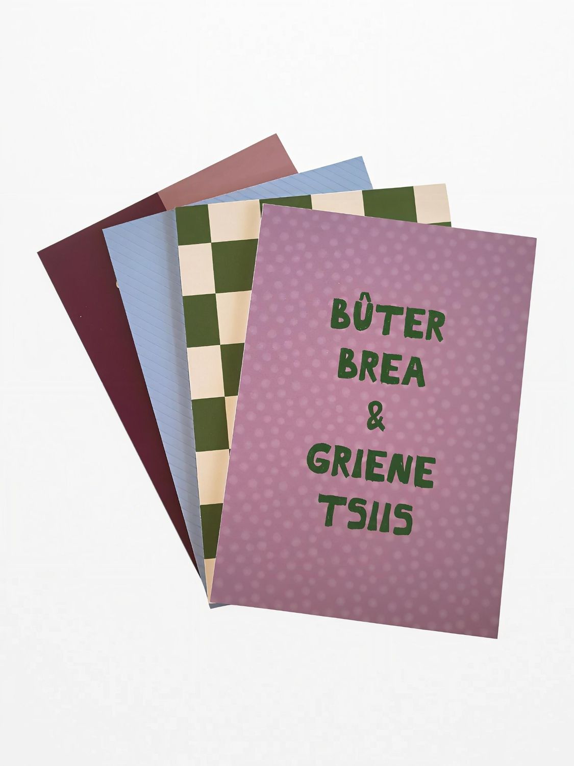 Interieurkaarten - set van 4