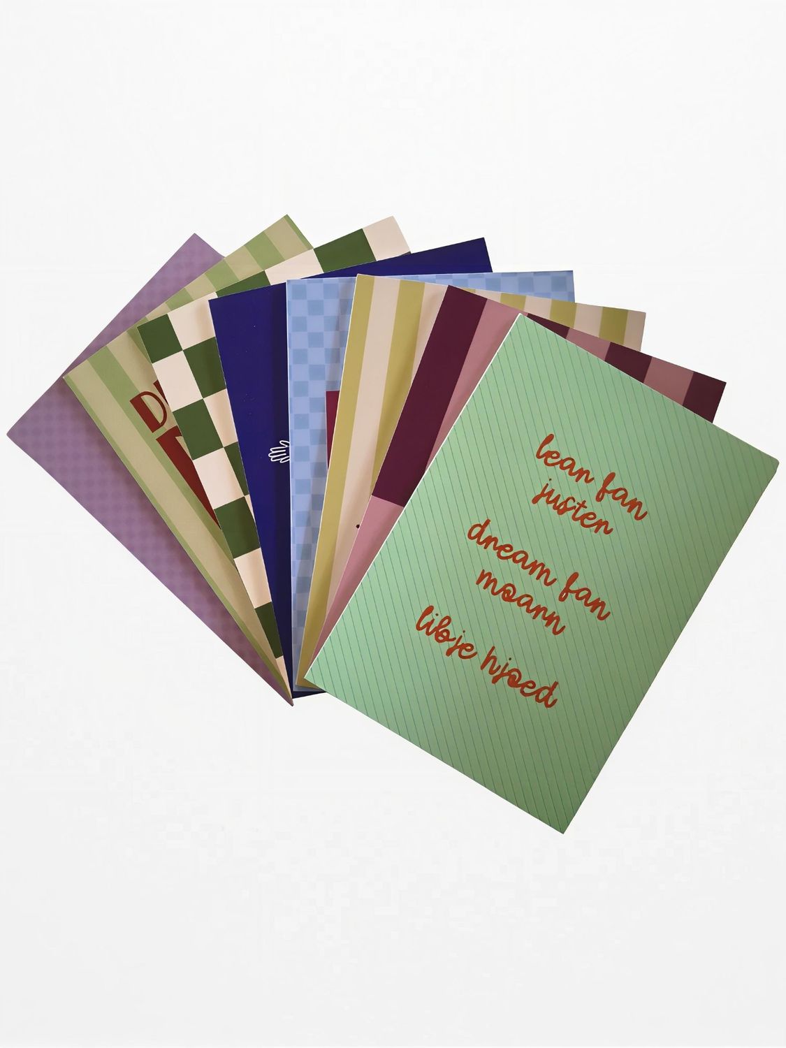 Interieurkaarten - set van 8