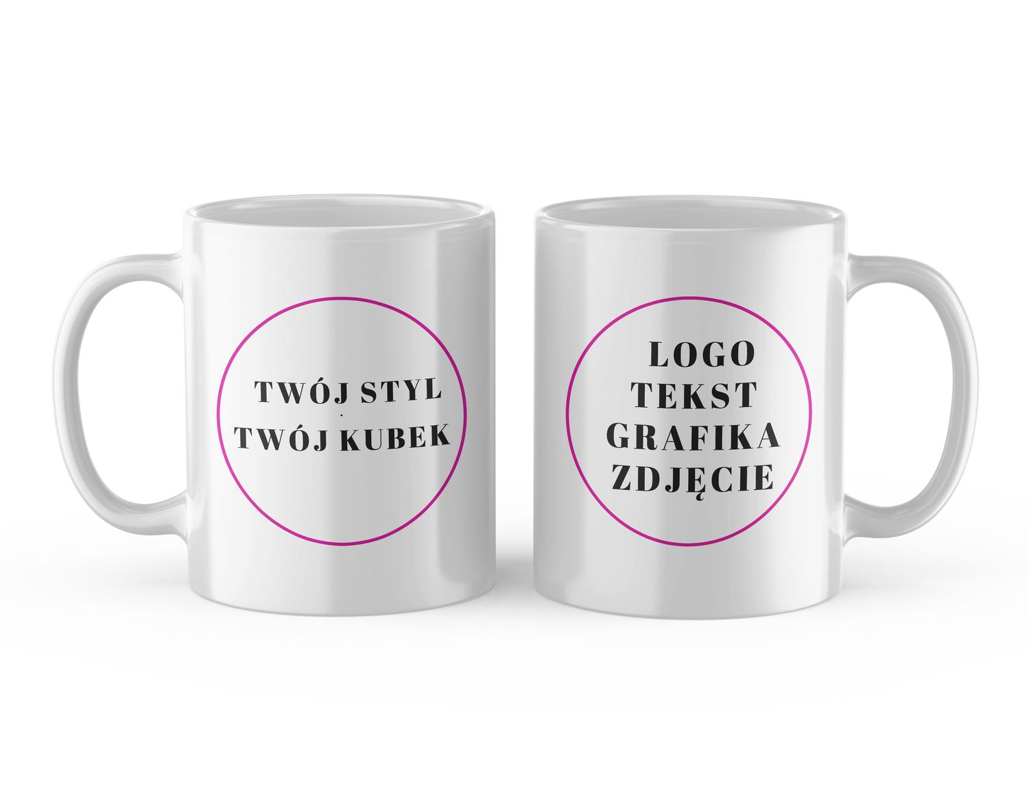 KUBEK z Twoim nadrukiem LOGO zdjęcie fotokubek