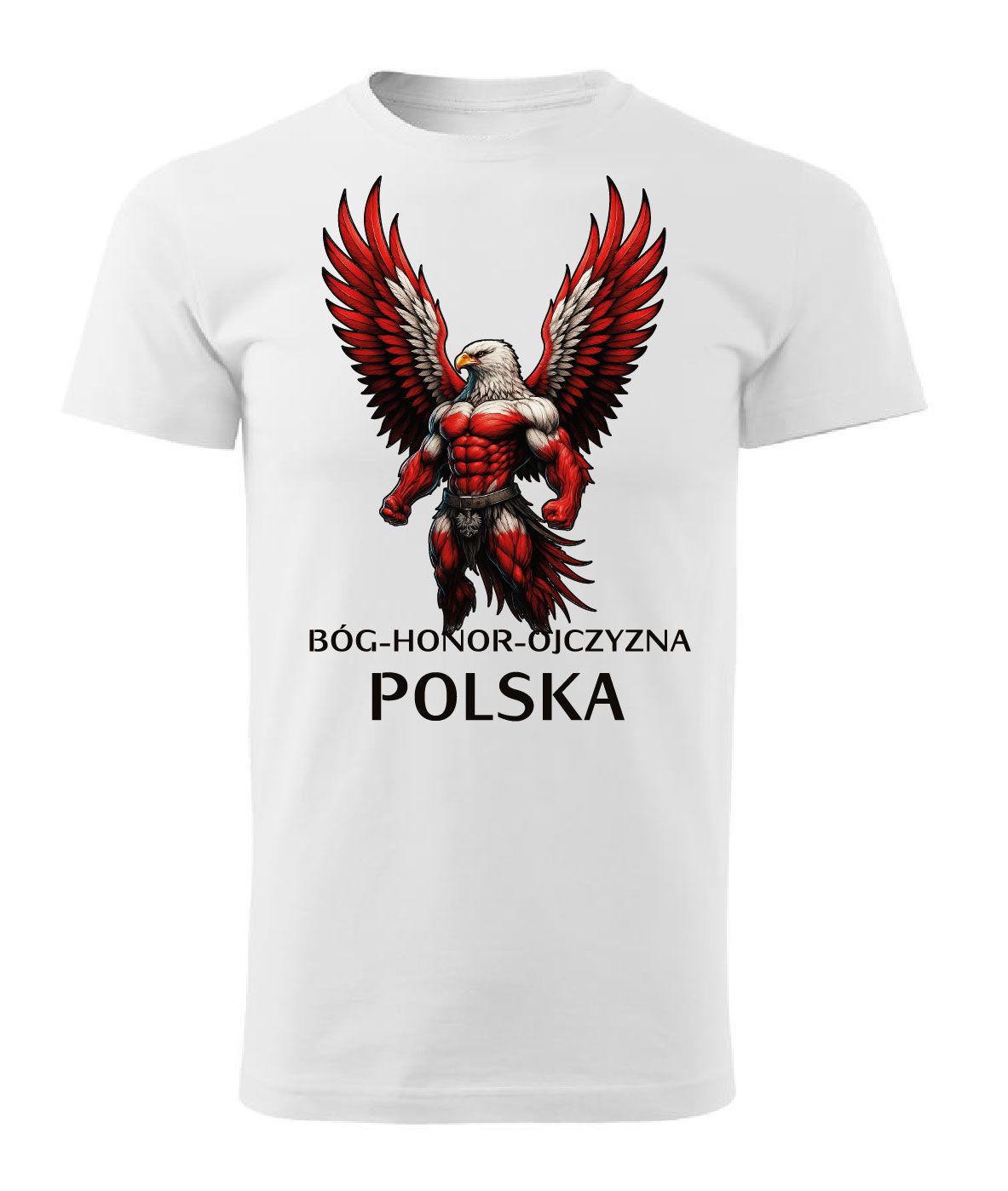 Koszulka patriotyczna - BÓG HONOR OJCZYZNA