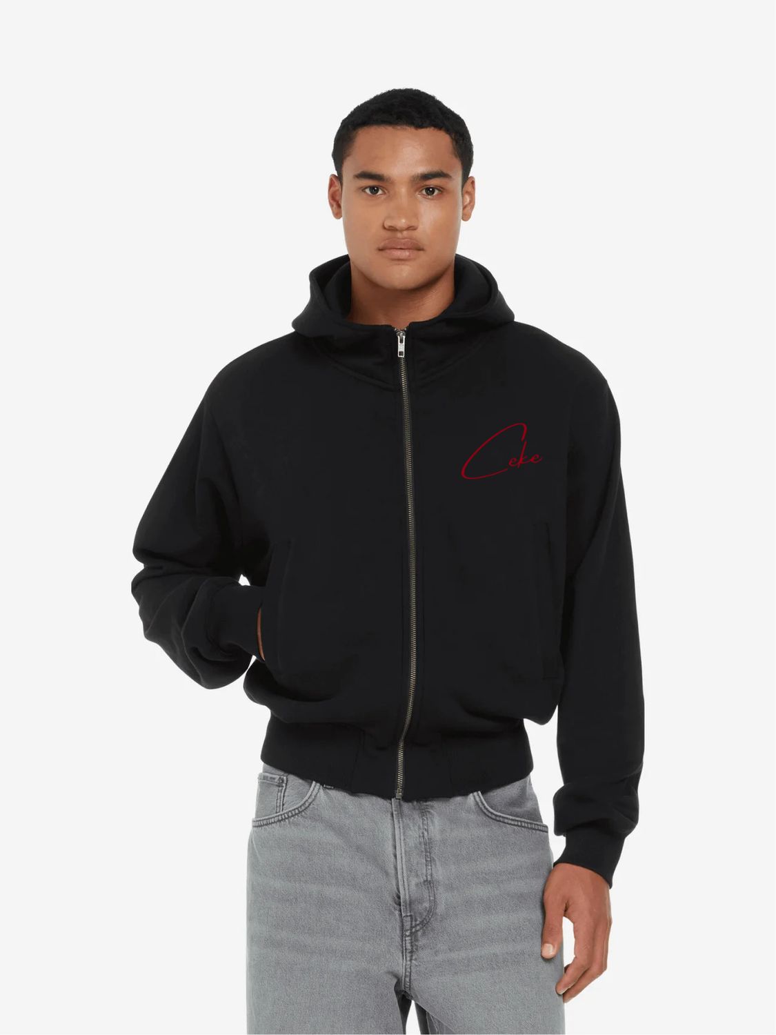 CeKe bomber zipped hoodie CeKe bomber zipped hoodie