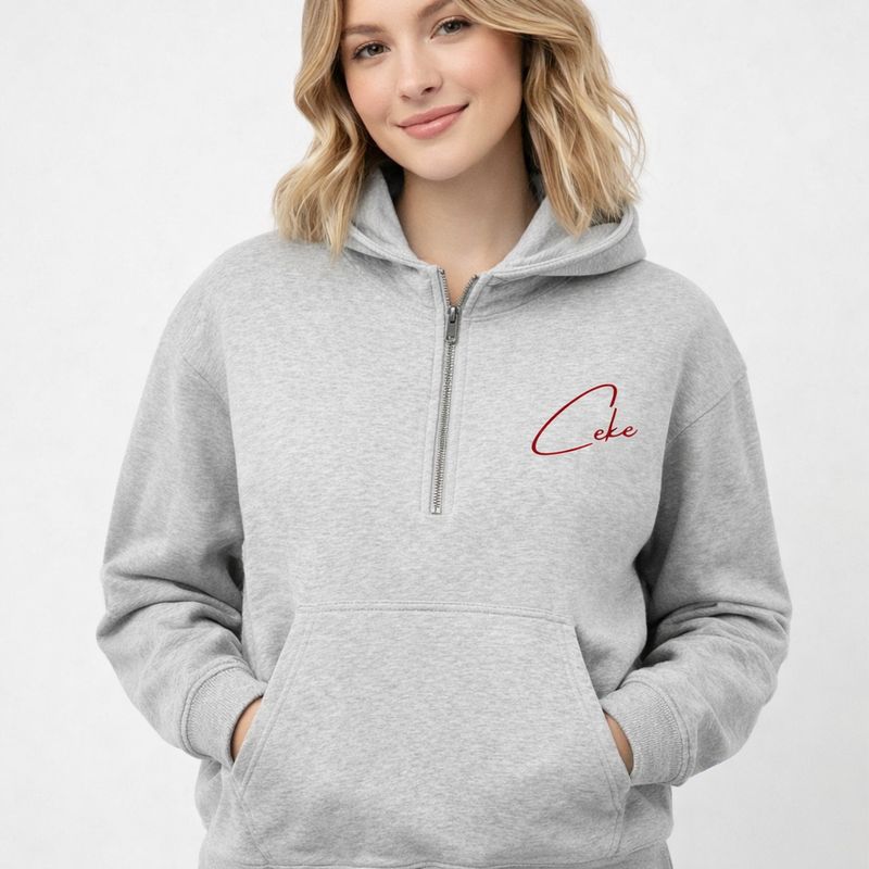 CeKe half zipped hoodie