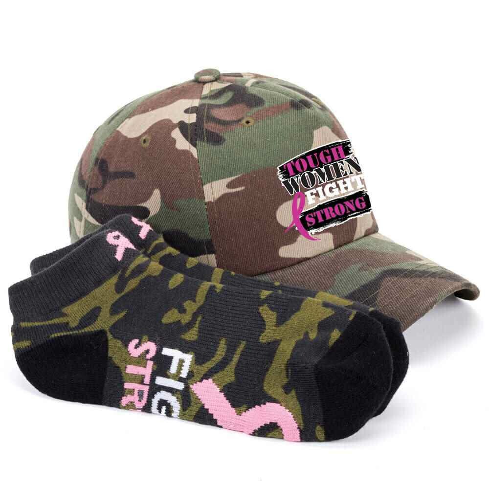 Tough Women Camouflage Hat & Sock Set