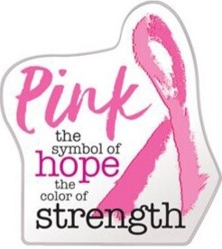 Pink is the Symbol of Hope Lapel Pin