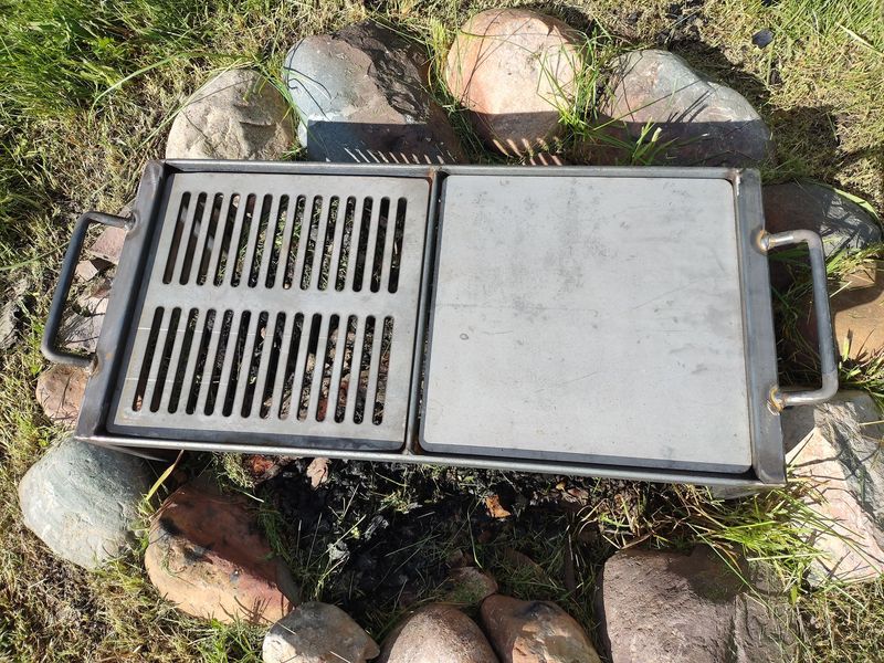 Campfire Cooking Grill/Griddle-USA Made-Free Shipping