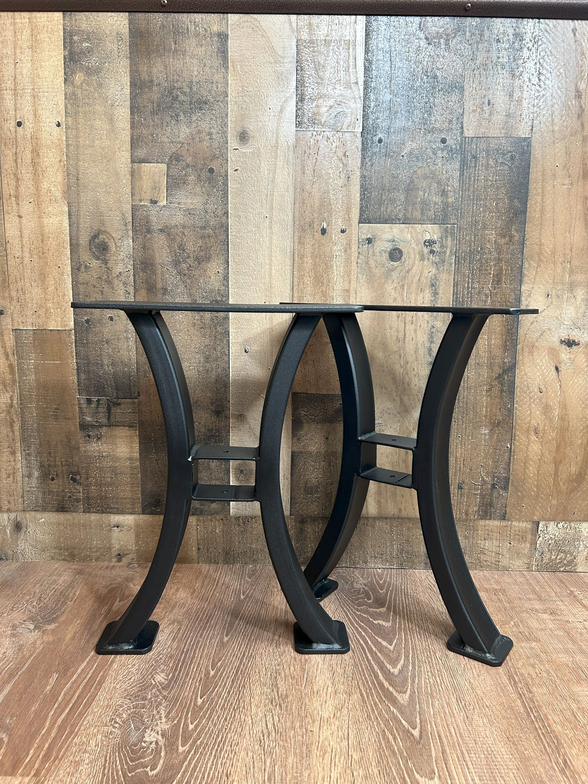 Heavy Duty Curved Beam Style American Made Bench Legs (Set of Two)