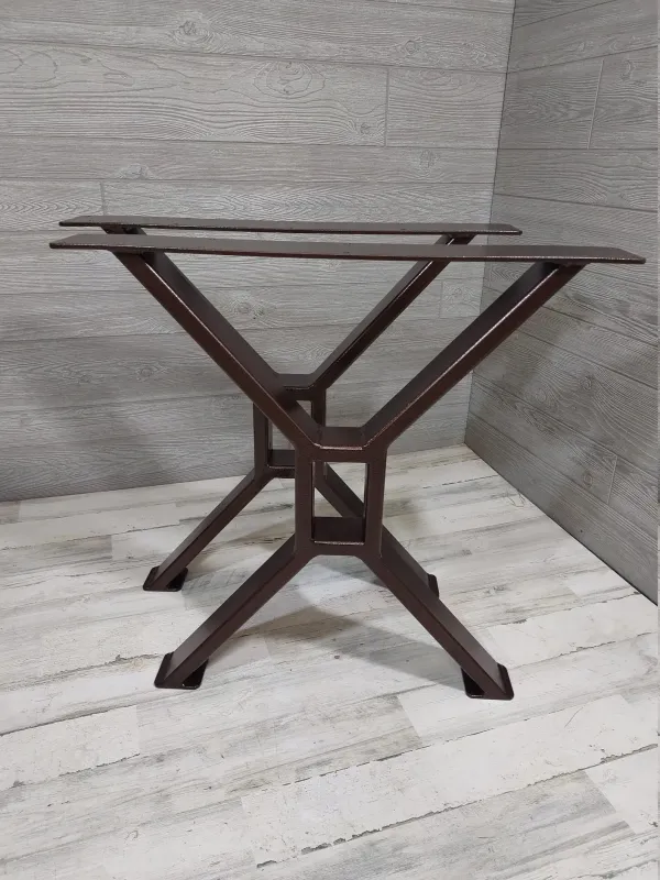 X Beam Style Table Legs | Set Of 2 | Dining Table Legs | Table Legs | Powder Coated | Dining Table