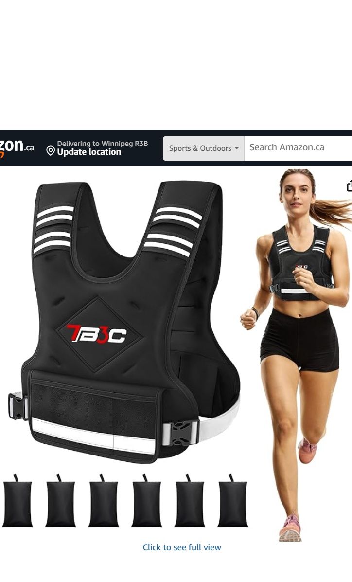 TB3C Adjustable Weighted Vest for Men and Women,04-10lb