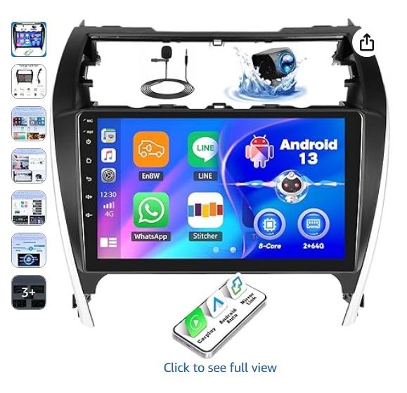 Sixtop Android Head Toyota Camry, 2012-2015