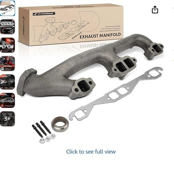 A-Premium Right Exhaust Manifold Kit W/Gasket,