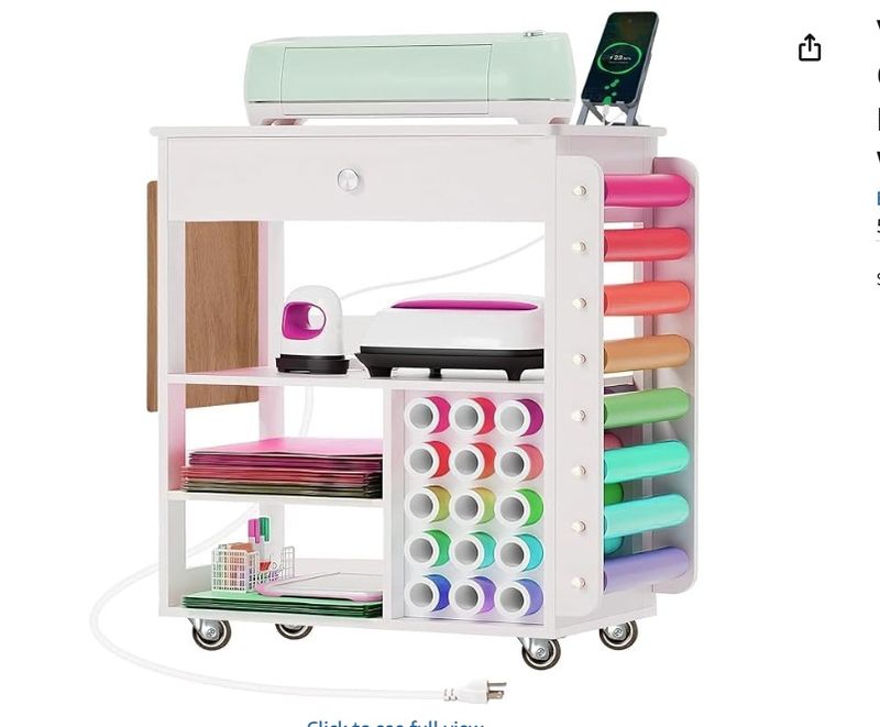 Vicani Craft Cart Organization and Storage Craft Table Compatible