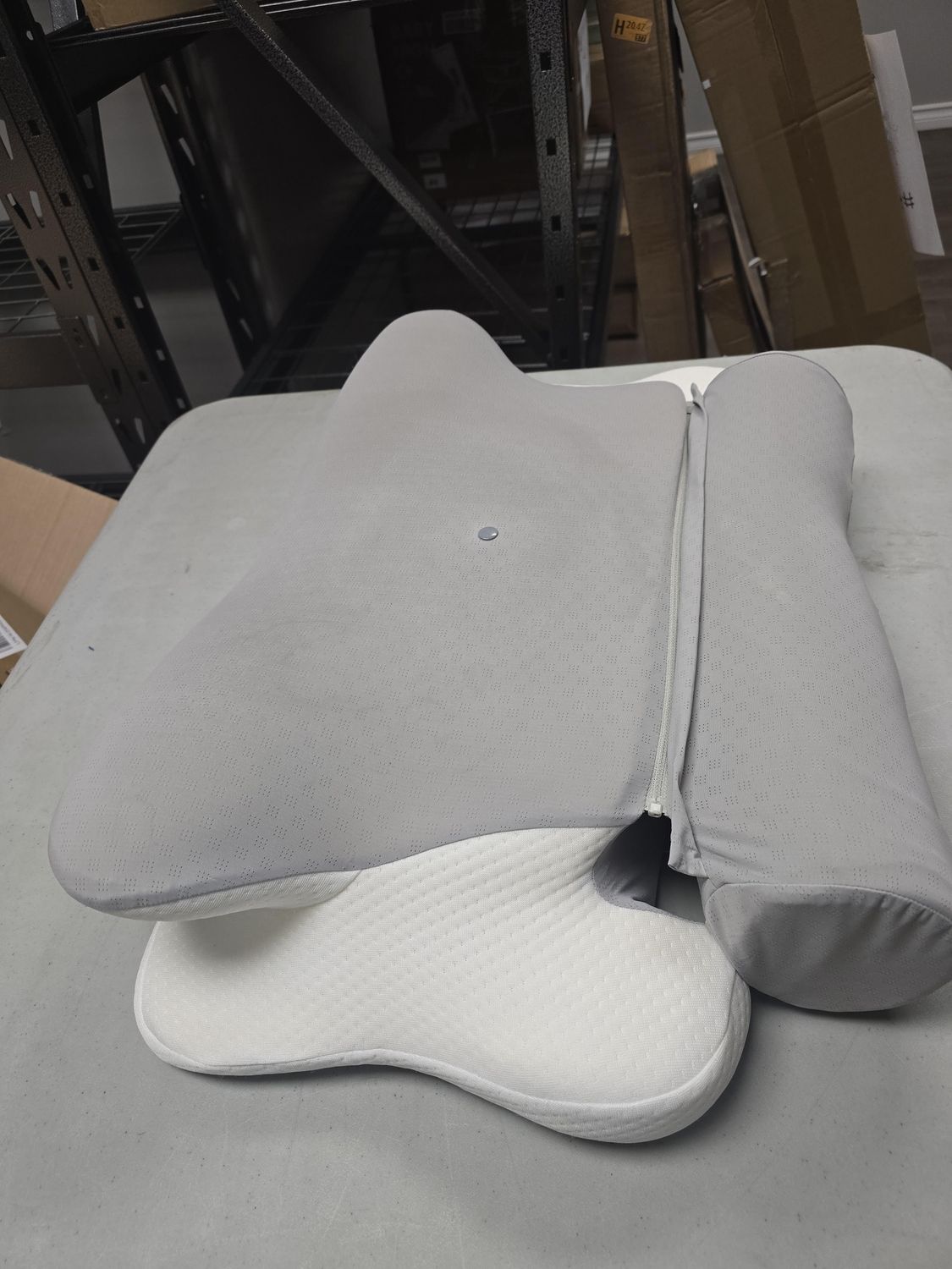 Neck pillow and another cylinder pillow