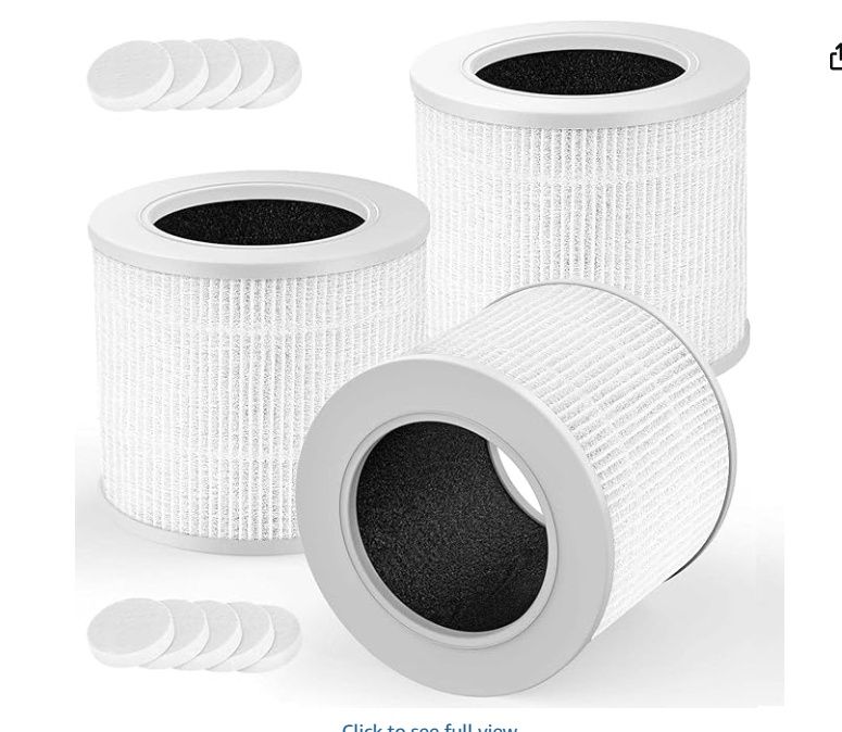 3 Pack Core Mini Replacement Filter for LEVOIT Core