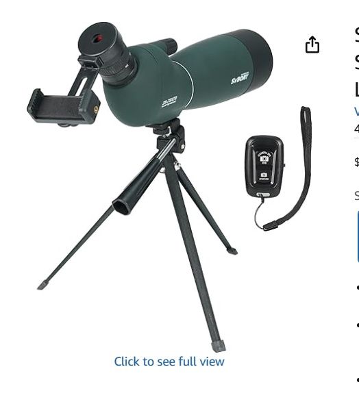 SVBONY SV28 Plus Spotting Scopes with Tripod