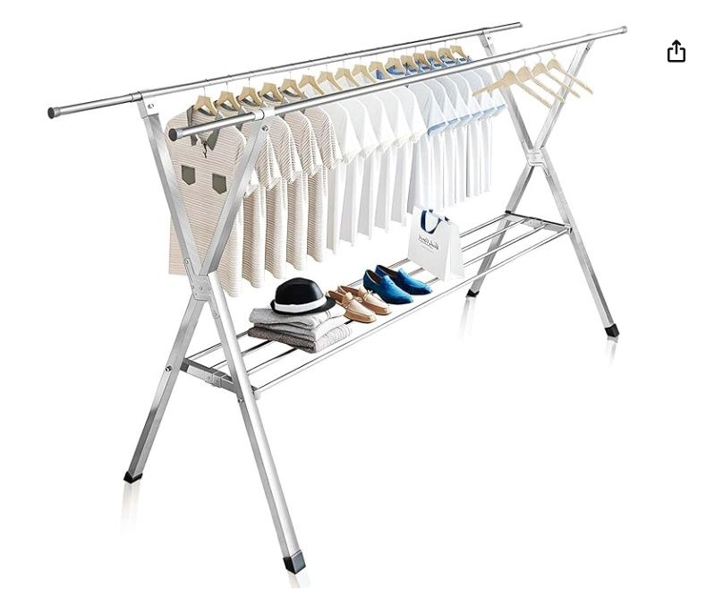 JAUREE Clothes Drying Rack 2 Tiers