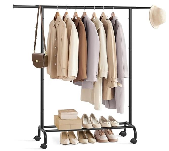 SONGMICS Clothes Rack, Single Clothing Rack