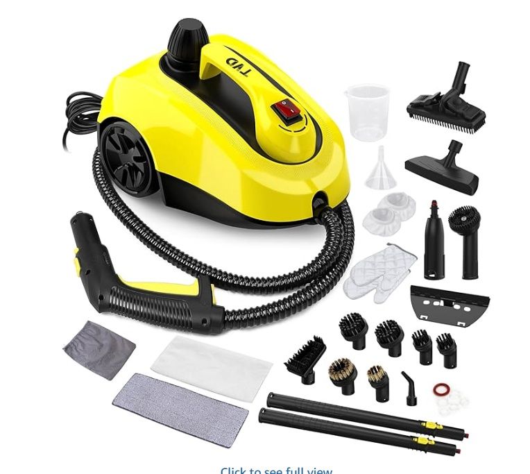 TVD steam cleaner, upholstery cleaner, steam cleaner with 5 m