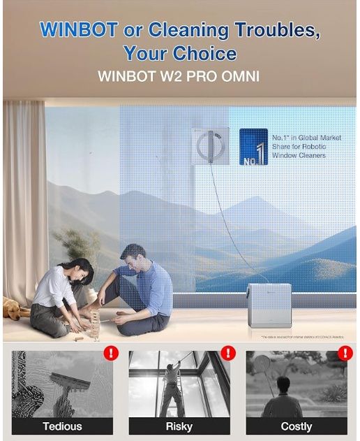 ECOVACS WINBOT W2 PRO Omni Portable Window