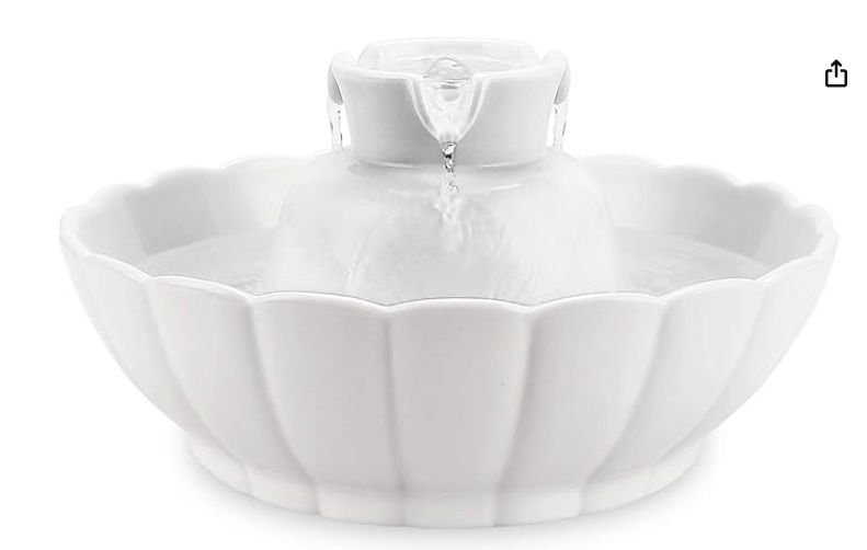 iPettie Tritone Ceramic Pet Drinking Fountain