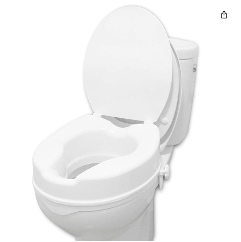 PEPE Mobility Raised Toilet Seat 4 Inch