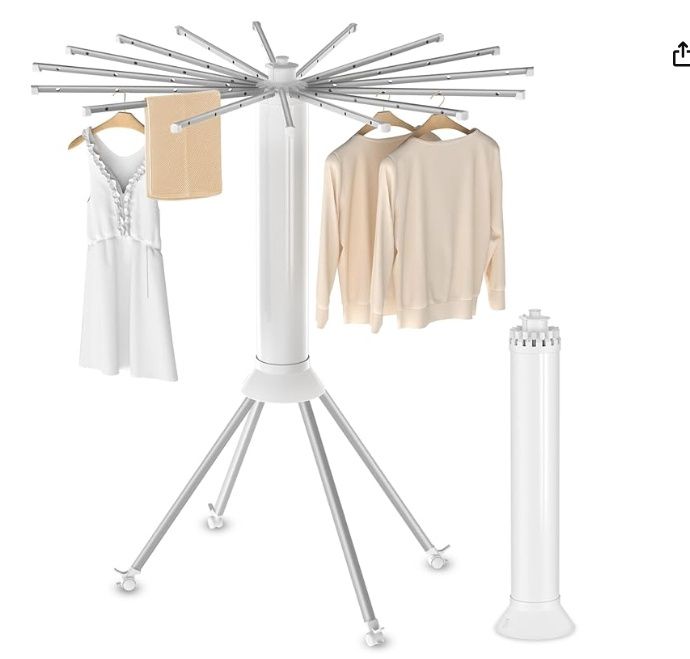 Homier 4-Legged Clothes Drying Rack Foldable