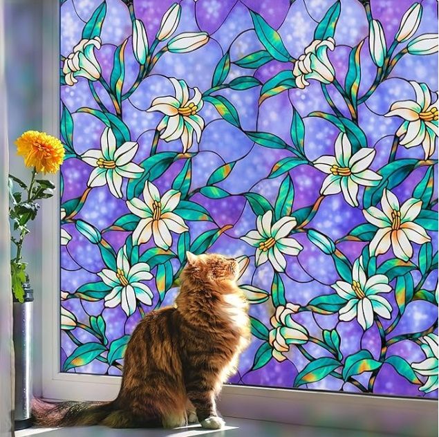 Coavas Decorative Window Privacy Film 23.6&quot; x 78.7