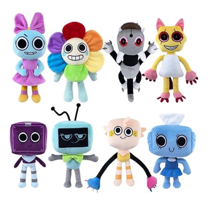Dandy&#39;s World Plush, 8 pcs Dandy&#39;s Game Doll