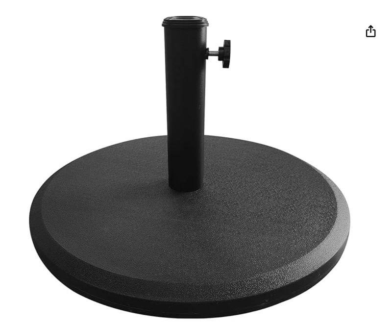 T&amp;Jero 38 lb Round Umbrella Base Stand