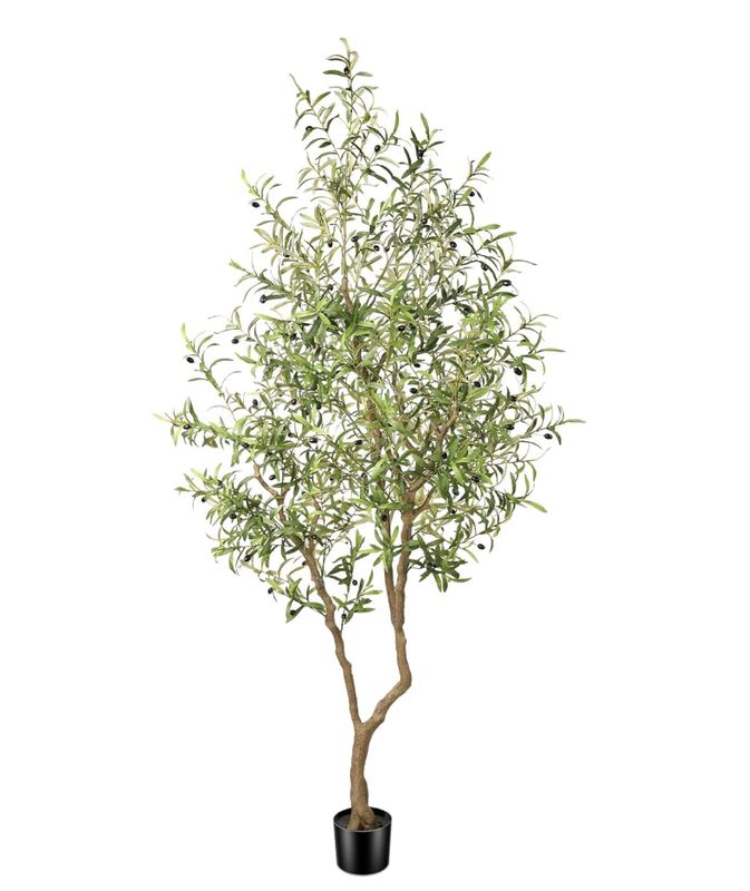 FEELEAD 8ft Artificial Olive Tree