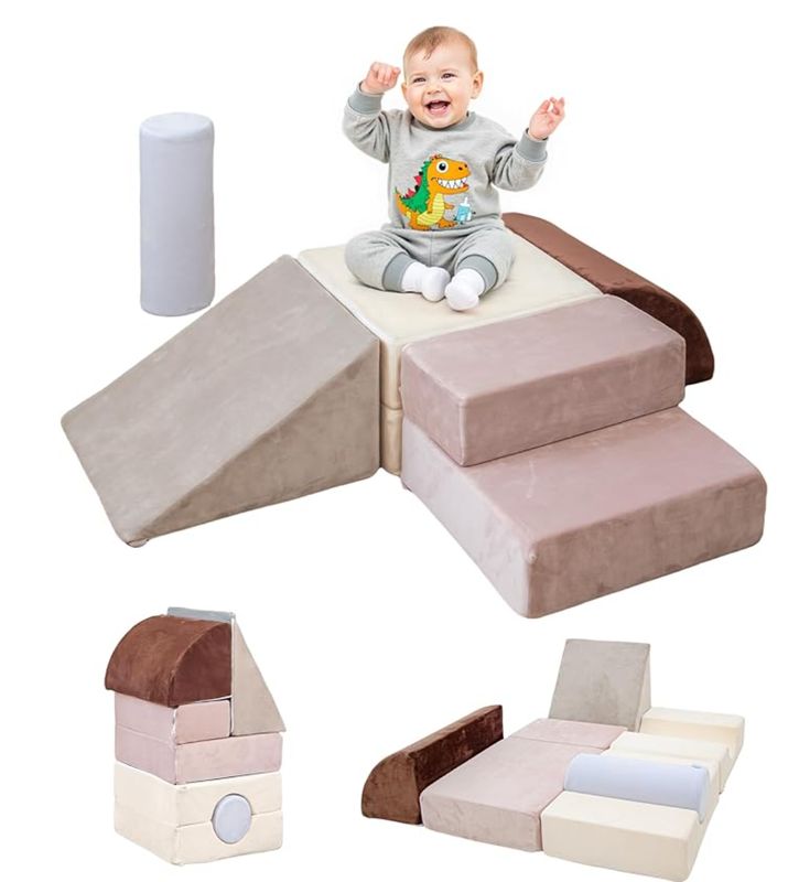 BanaSuper 6-Piece Kids Foam Blocks Playset