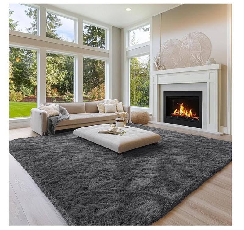 OLANLY Fluffy Area Rug  8x10