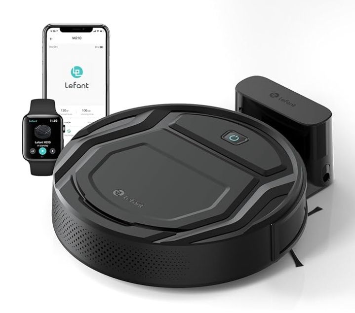 Lefant Robot Vacuum Cleaner, Powerful Suction, Super Thin, Quiet