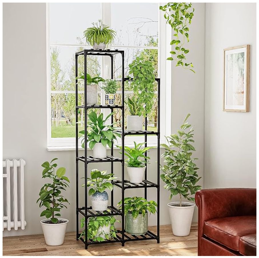 Bamworld Black Plant Stand
