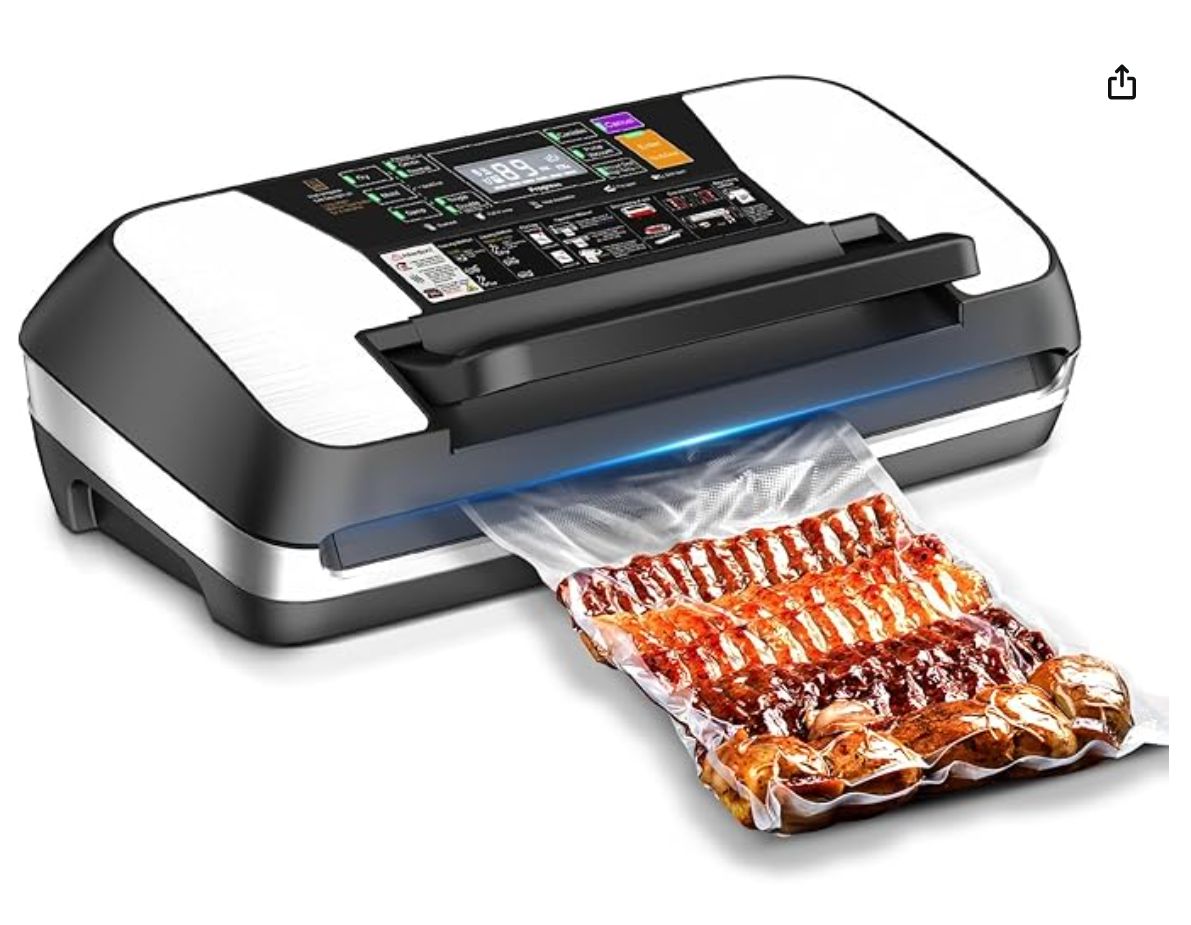 MZROT Vacuum Sealer Machine Silver