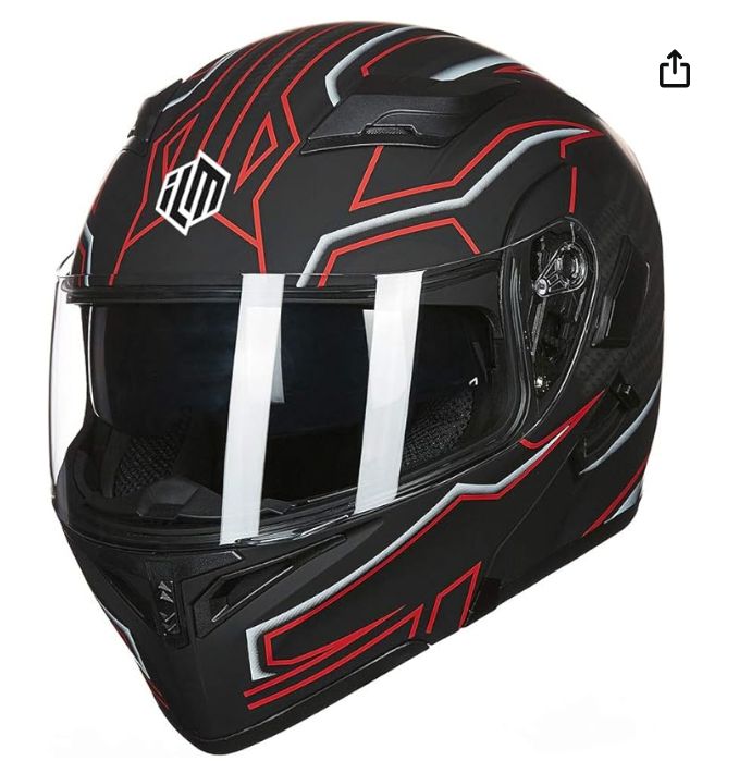 ILM Motorcycle Helmet DOT Certified