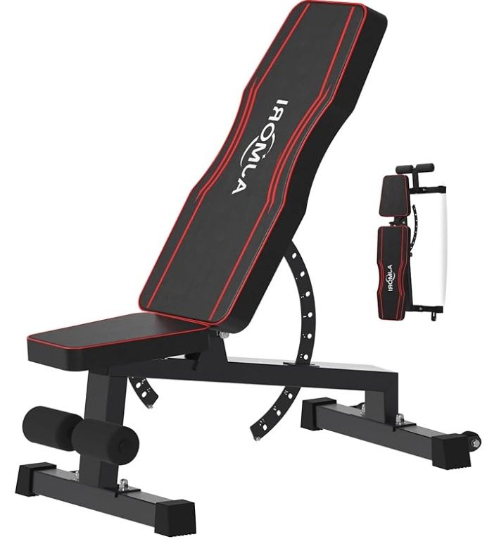 Ajmori 1200LB Weight Bench,Workout Bench For Home Gym