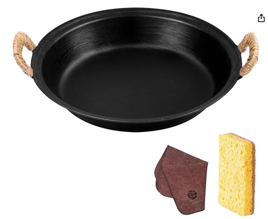WANGYUANJI 14.2inch Cast Iron Pot