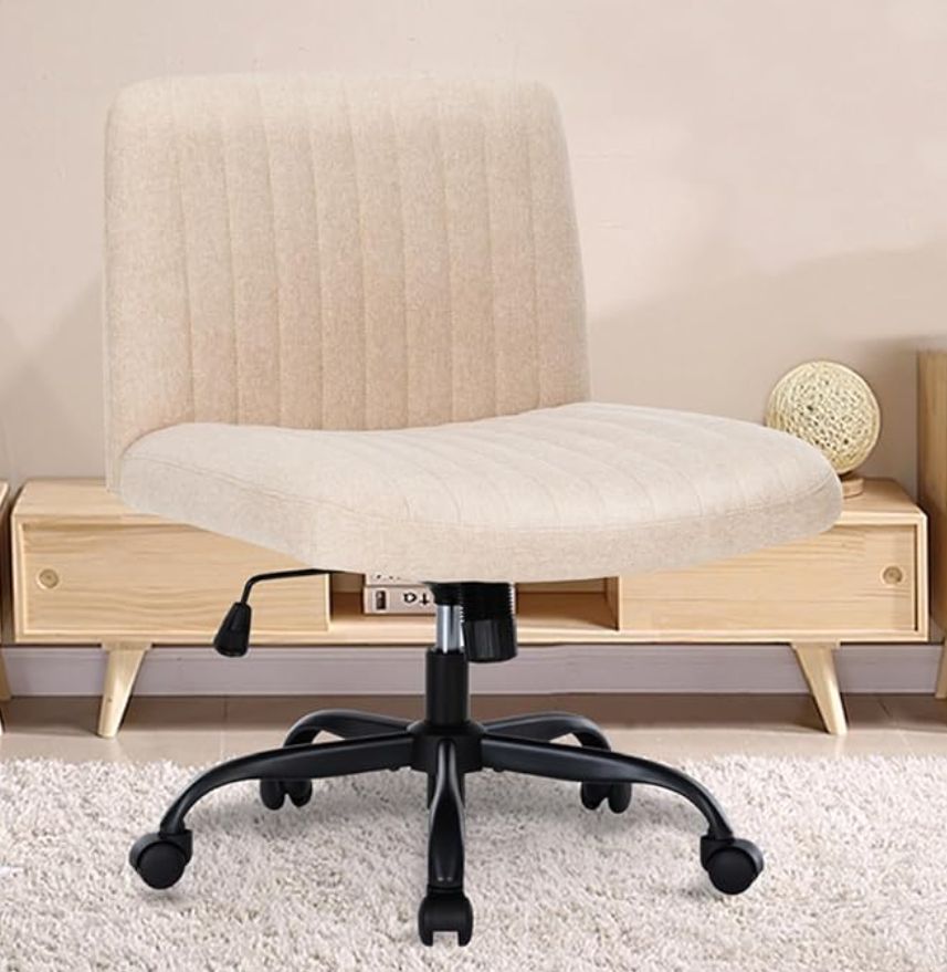 GERTTRONY Armless Wide Seat Chair
