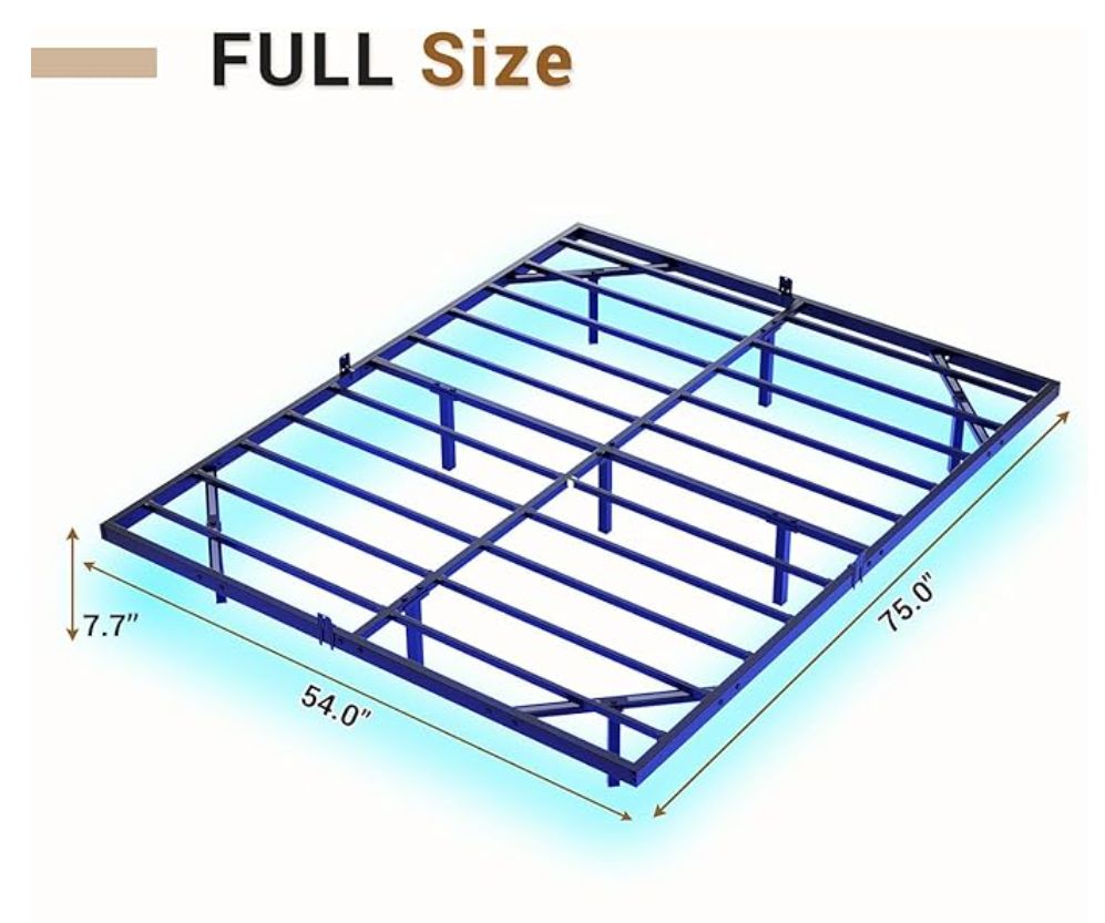 SANGMUCEN Floating Full Bed Frame