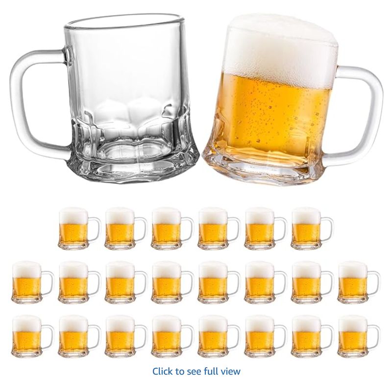 TOPZEA Set of 24 Mini Beer Mug