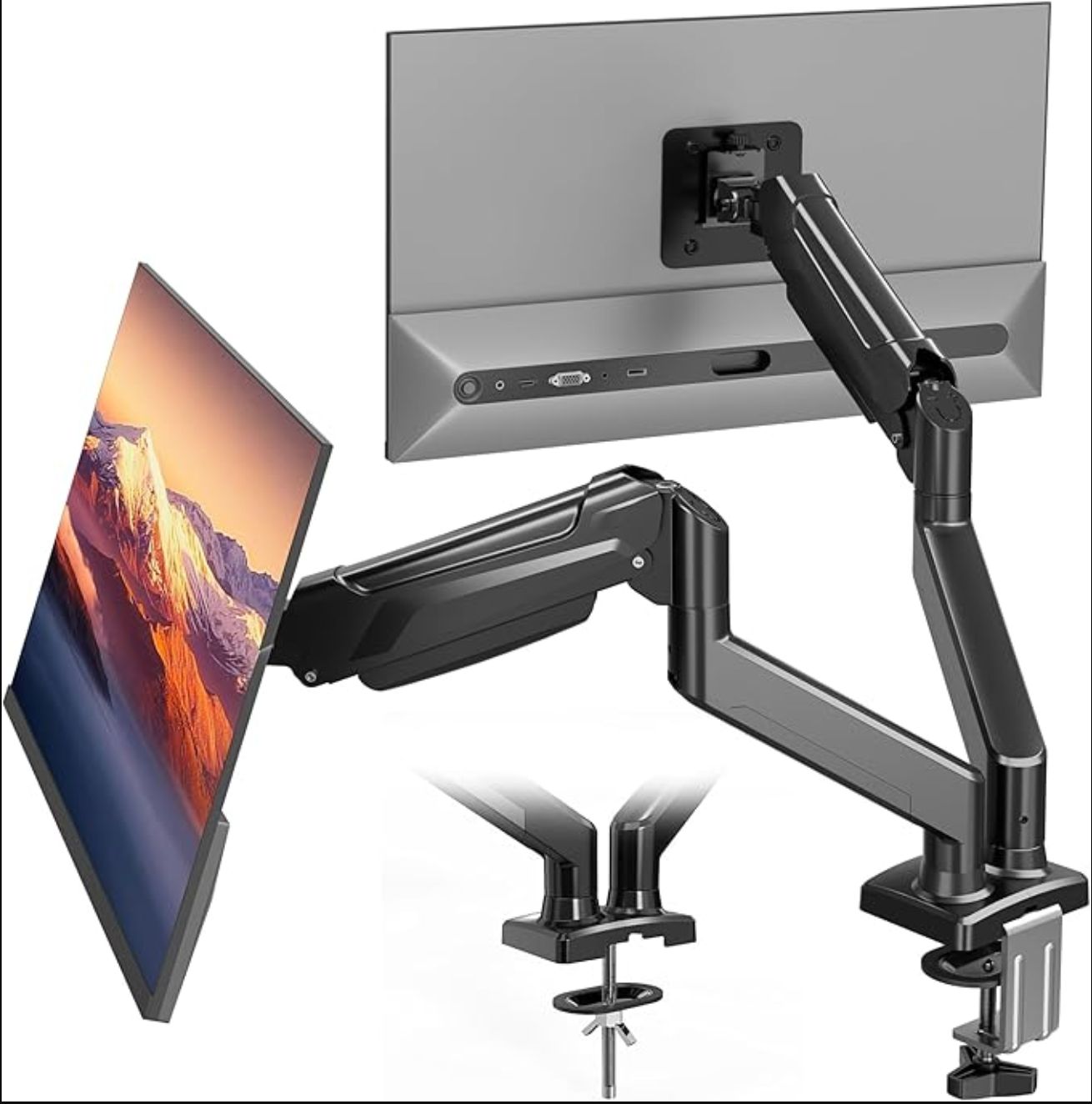 BONTEC Dual Monitor Desk Mount