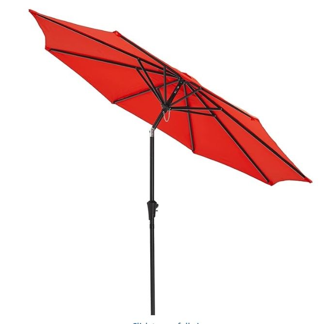MUCHENGHY 9ft Patio Umbrella Outdoor Table