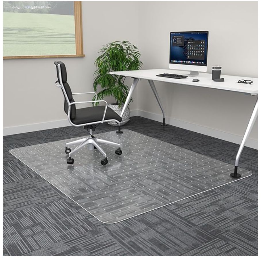 100pointONE Chair Mat for Carpet, Size: 48 x 60 inches