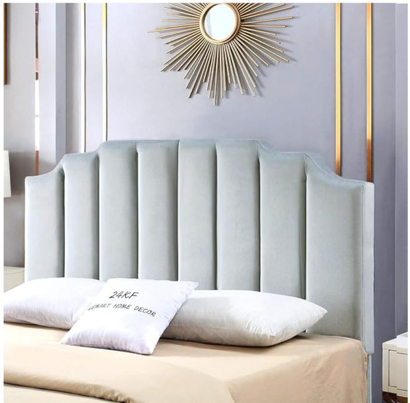 24KF Steel Grey Full/Queen Upholstered Headboard