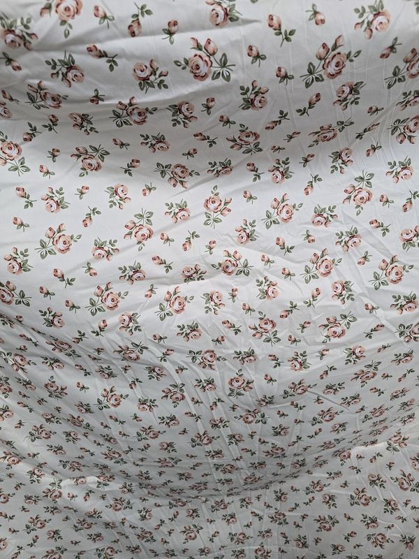 Queen blanket with 2 shams Floral