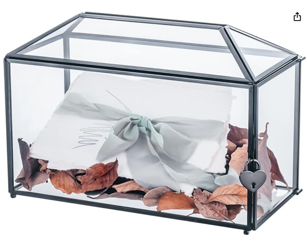 NCYP Wedding Glass Cards Box