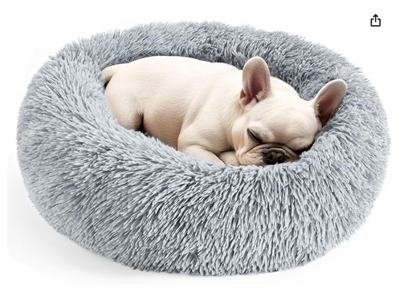 Dog &amp; Cat Bed, 20in Cat Beds for Indoor Cats 19&quot; round